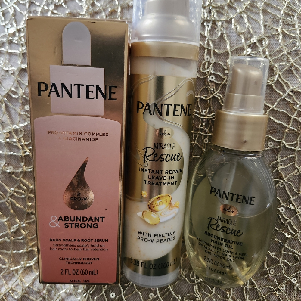 Pantene Miracle Rescue Hair Treatment Set - Gold and Clear